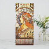 Alphonse Mucha La Plume Zodiac Art Nouveau Vintage (Standing Front)