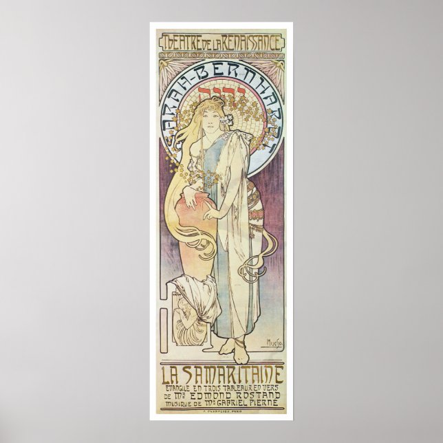Alphonse Mucha. La Samaritaine, 1897 Poster (Front)