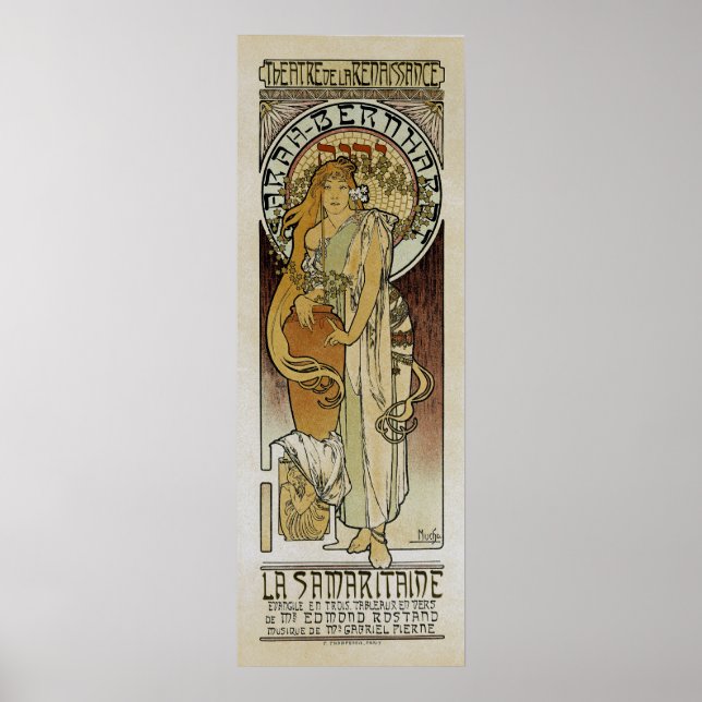 Alphonse Mucha ~ La Samaritaine Poster (Front)