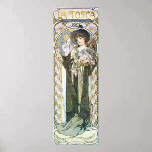 Alphonse Mucha. La Tosca, 1899 Poster