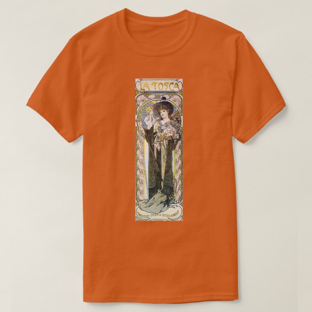 Alphonse Mucha La Tosca 2 T-Shirt (Design Front)