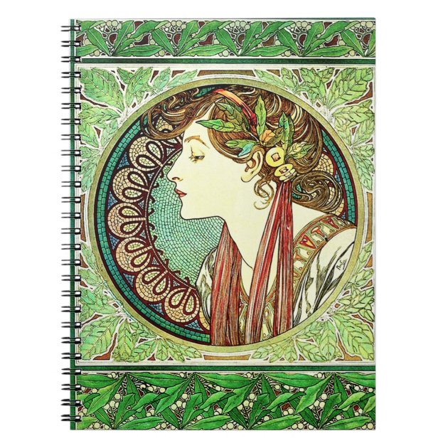 Kissenbezug Canvas-Stoff Gemälde Jugendstil Alphonse Mucha Winter