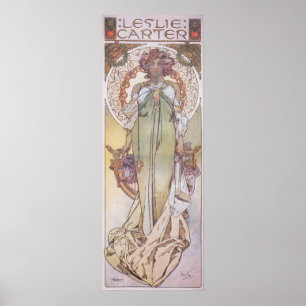 Alphonse Mucha. Leslie Carter, 1908 Poster