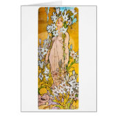 Alphonse Mucha - Lily - White Border (Front)