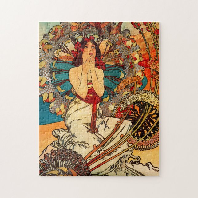 Alphonse Mucha Monte Carlo Puzzle (Vertical)