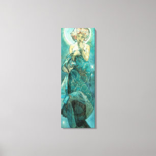 Alphonse Mucha Moonlight Clair De Lune Art Nouveau Canvas Print