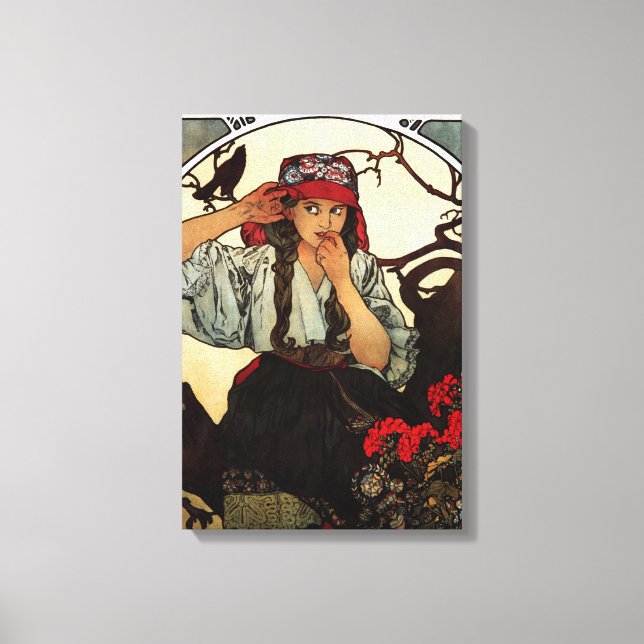 Alphonse Mucha Moravian Canvas Poster Print (Front)