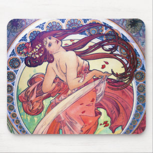 Alphonse Mucha Mouse Pad