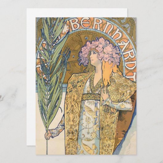 Alphonse Mucha Painting (Front/Back)