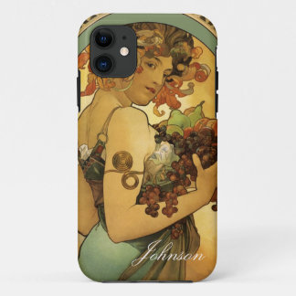 Alphonse Mucha Painting iPhone 11 Case