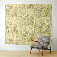 Alphonse Mucha Peonies Art Nouveau Floral Pattern