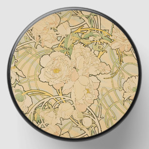 Alphonse Mucha Peonies Vintage 1897 Mini Candle Favors