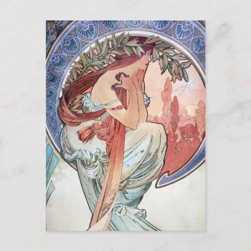 Alphonse Mucha Postcard