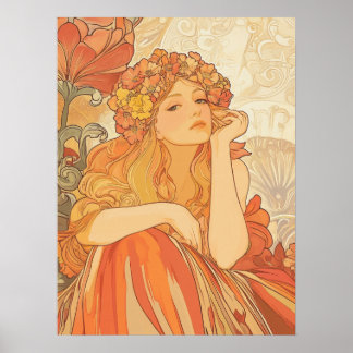 Alphonse Mucha Poster