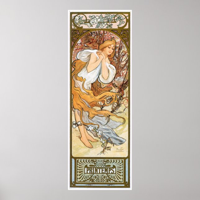 Alphonse Mucha Poster (Front)