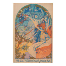 Alphonse Mucha Poster for Sokol Festival (1926)