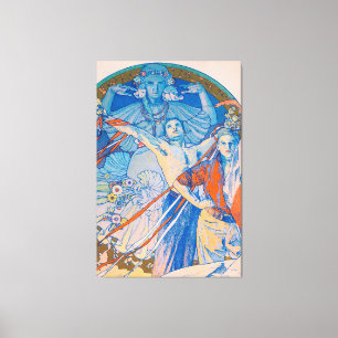 Alphonse Mucha Poster for Sokol Festival (1926) Canvas Print