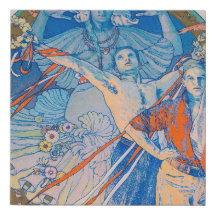 Alphonse Mucha Poster for Sokol Festival (1926)