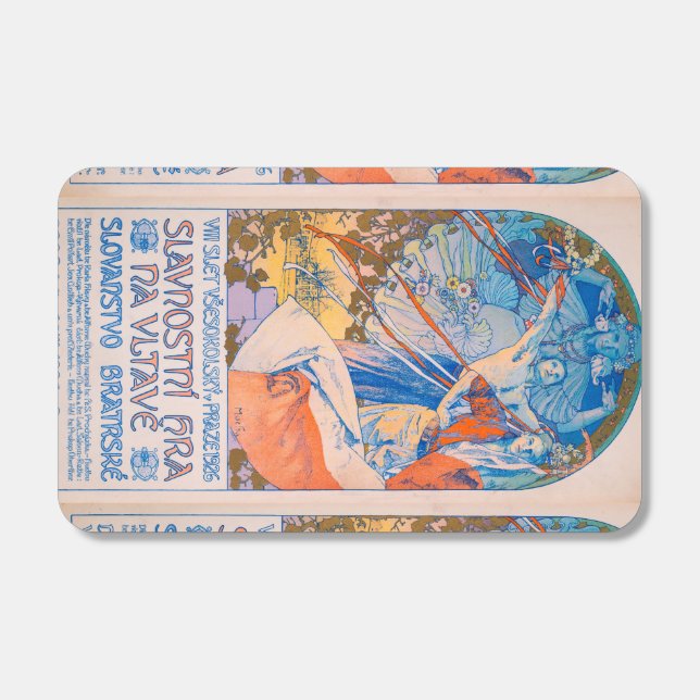 Alphonse Mucha Poster for Sokol Festival (1926) Matchboxes (Front)