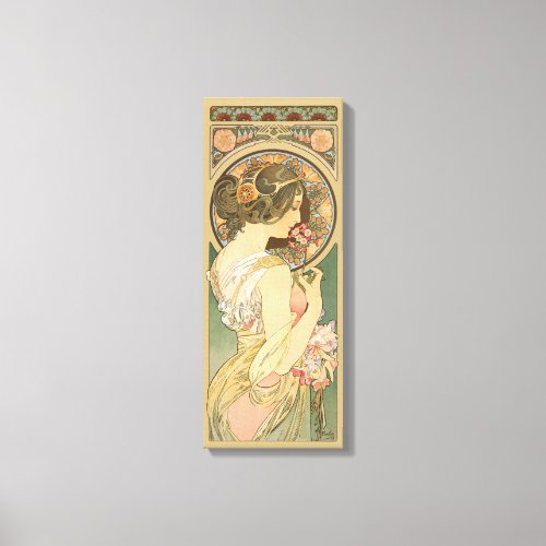 Alphonse Mucha Primrose CC0640 Canvas Print