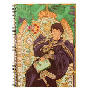 Alphonse Mucha Prince and Dragon Notebook