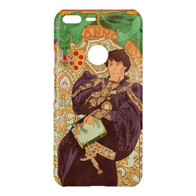 Alphonse Mucha Prince and Dragon Uncommon Google Pixel XL Case (Back)