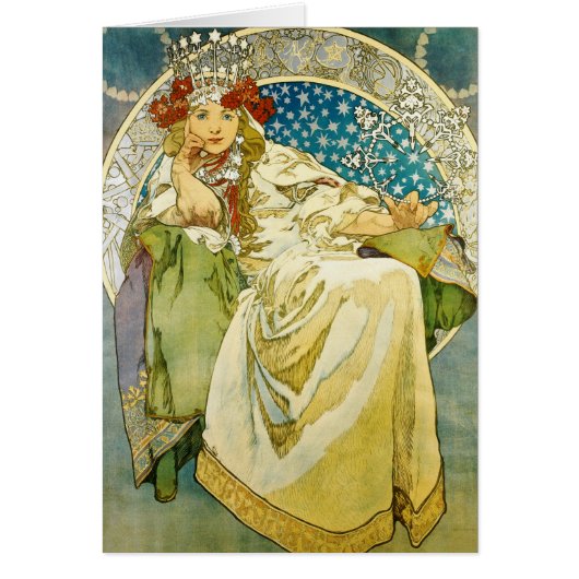 Alphonse Mucha Princess Hyacinth Art Nouveau (Front)