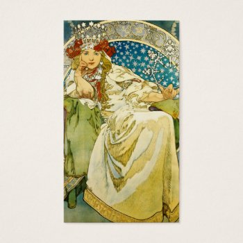 Alphonse Mucha Princess Hyacinth Art Nouveau by artfoxx at Zazzle