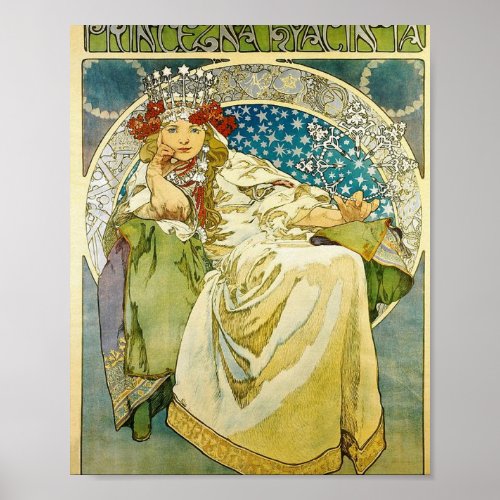 Alphonse Mucha Princess Hyacinth Poster