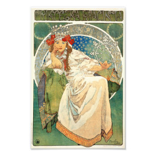 Alphonse Mucha Princess Hyacinth Print