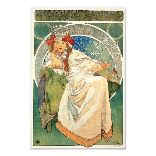 Alphonse Mucha Princess Hyacinth Print