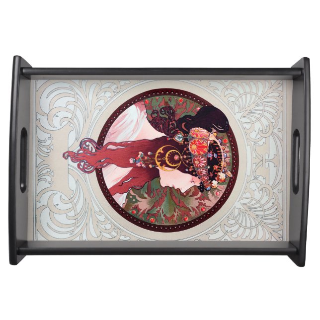 Alphonse Mucha Serving Tray (Front)