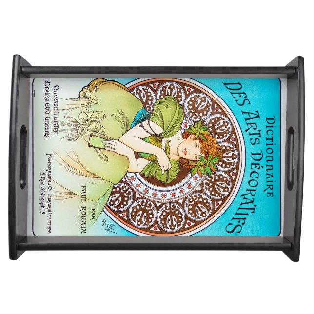 Alphonse Mucha Serving Tray (Front)