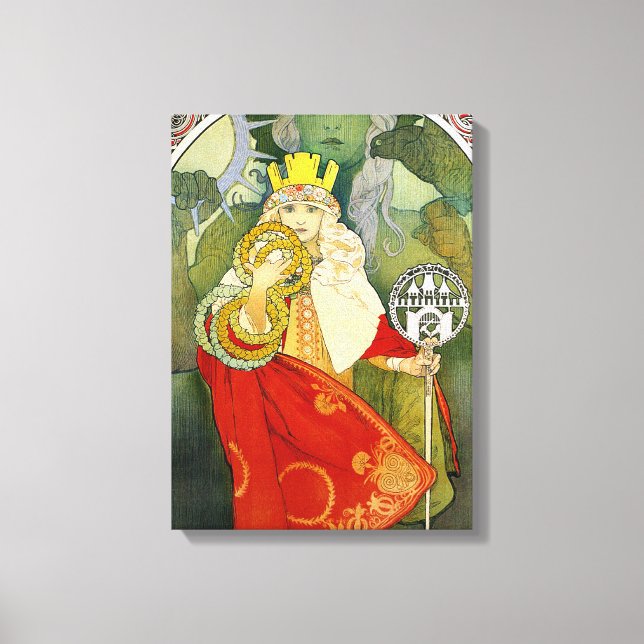 Alphonse Mucha Sokol Festival Canvas Poster (Front)