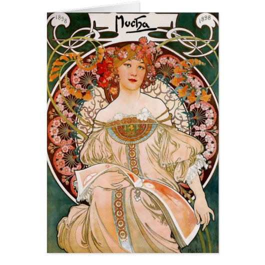 Alphonse Mucha - Spring Cards (Front)
