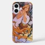 Alphonse Mucha Spring Season, Vintage Art Nouveau iPhone 16 Case