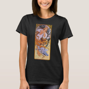 Alphonse Mucha Spring Season, Vintage Art Nouveau T-Shirt