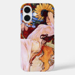 Alphonse Mucha Summer Season, Vintage Art Nouveau iPhone 16 Case