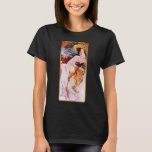 Alphonse Mucha Summer Season, Vintage Art Nouveau T-Shirt