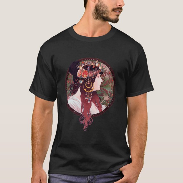 Alphonse Mucha T-Shirt (Front)