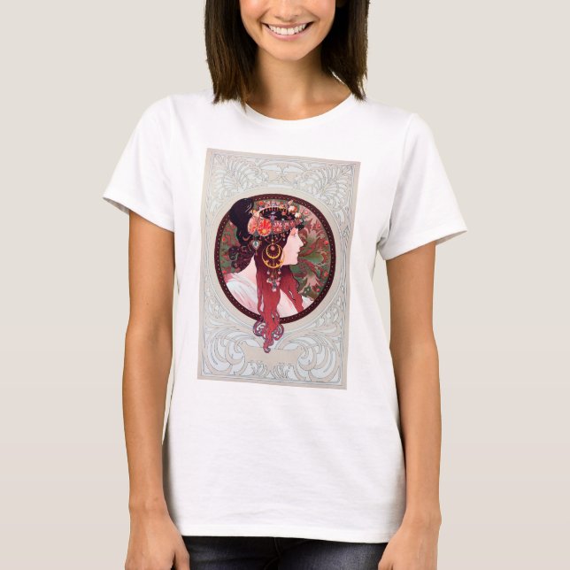 Alphonse Mucha T-Shirt (Front)