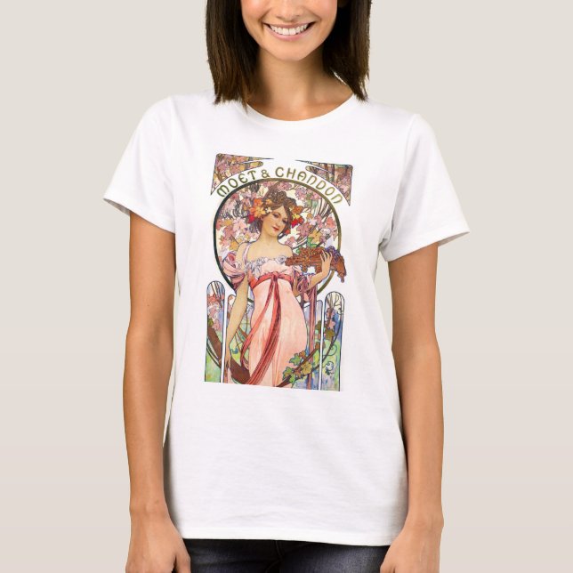 Alphonse Mucha T-Shirt (Front)