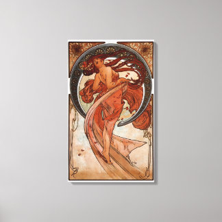 Alphonse Mucha The Dance Canvas Print