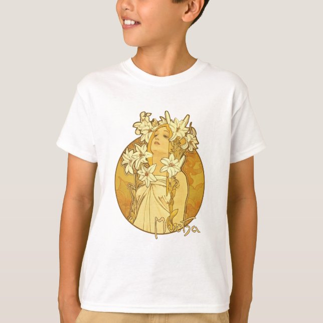 Alphonse Mucha - The Flowers T-Shirt (Front)