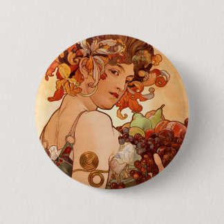 Alphonse Mucha - The Fruits Button