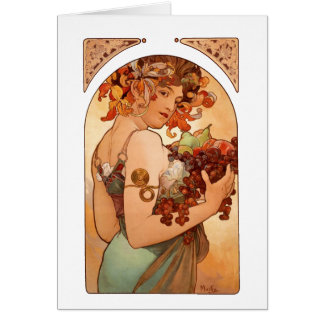 Alphonse Mucha - The Fruits Cards