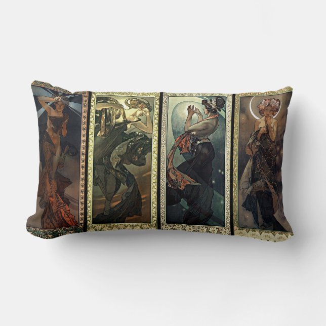 Alphonse Mucha The Moon And The Stars Cushions (Front)