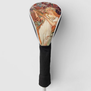 Alphonse Mucha, The Seasons (1896) Spring Golf Head Cover