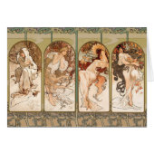 Alphonse Mucha The Seasons 1897 Art Nouveau (Front Horizontal)
