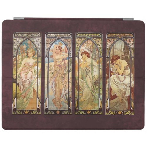 Alphonse Mucha The Times of the Day iPad Smart Cover